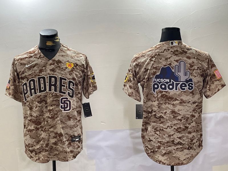 Men San Diego Padres Blank Camo Fashion 2024 Nike MLB Jersey style 8->indianapolis colts->NFL Jersey